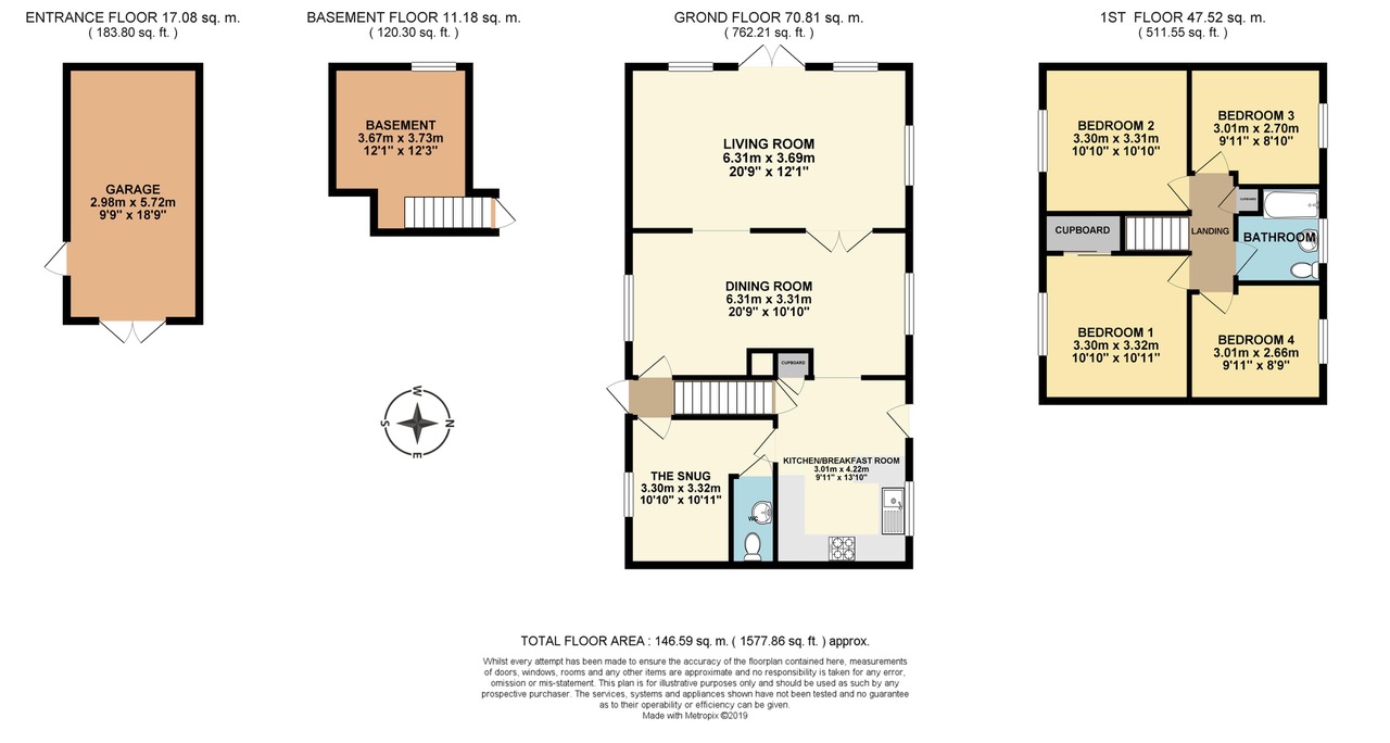 4 bed detached house for sale in Station Road, Hurst Green, Etchingham