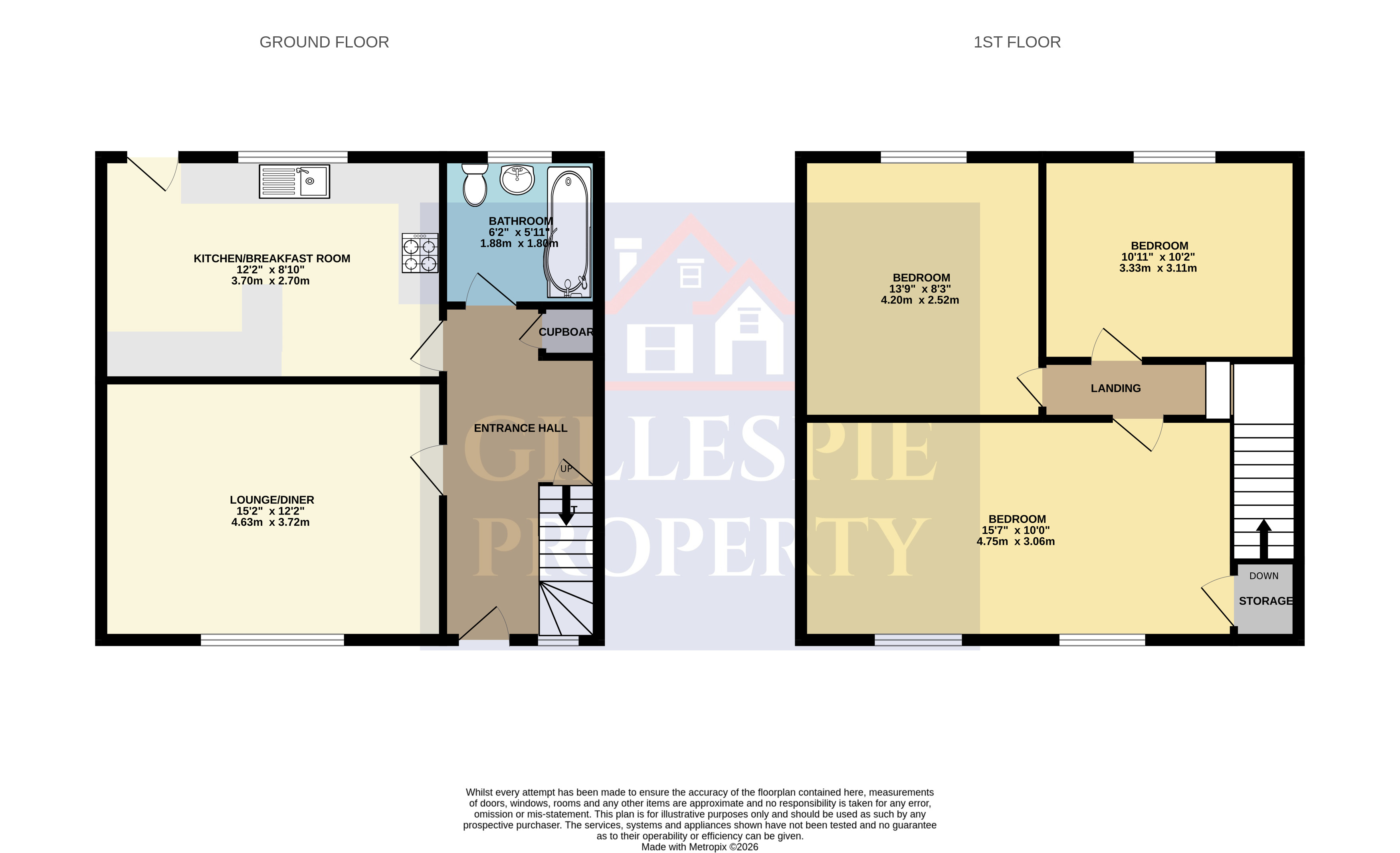 10, Union Street, Stenhousemuir floorplan