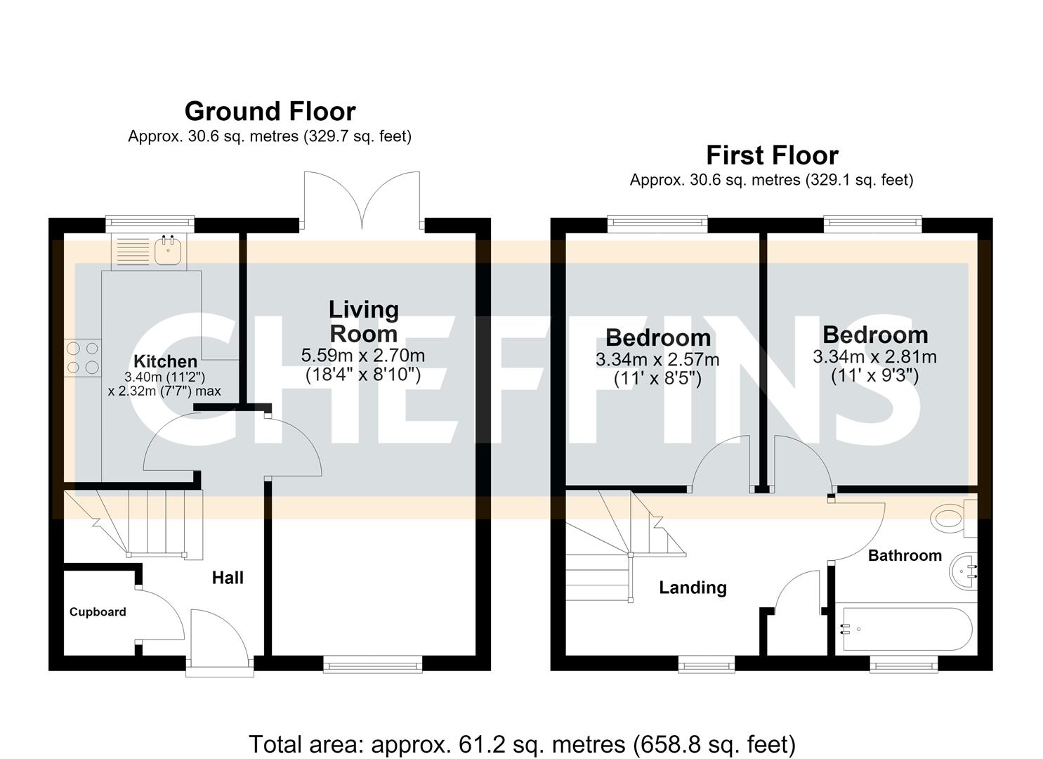 24, St. Martins Walk, Ely floorplan