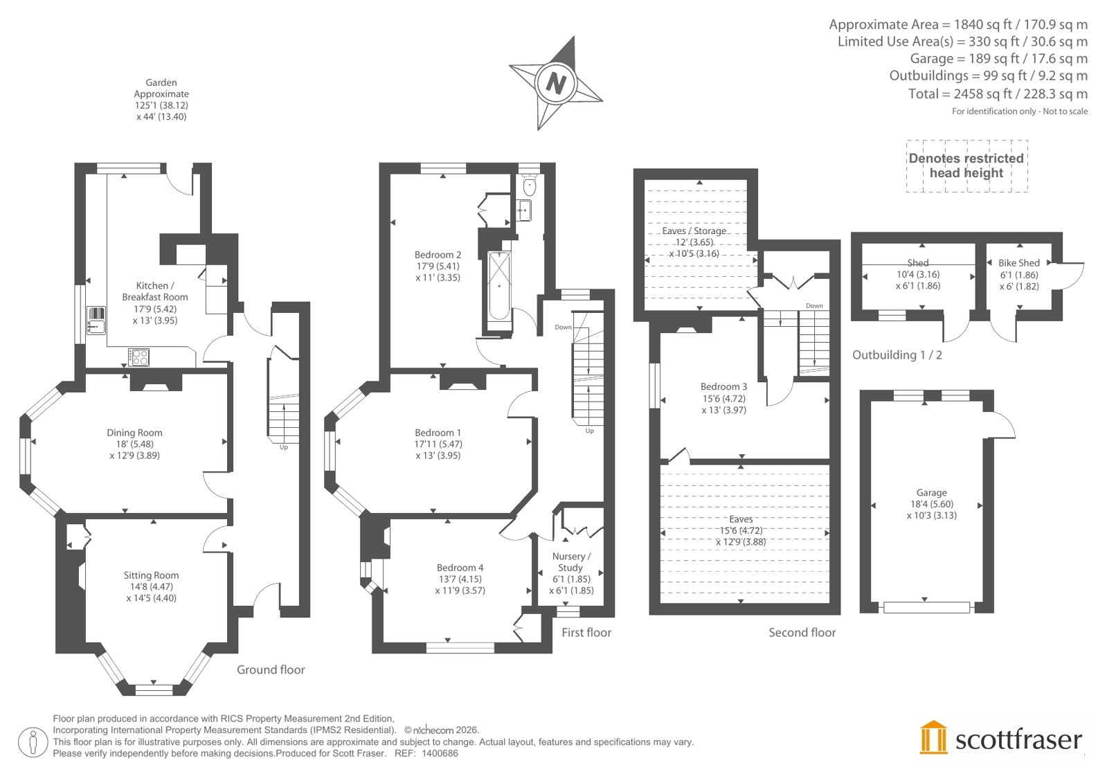 Southfield, 19, Woodstock Road, Oxfordshire floorplan