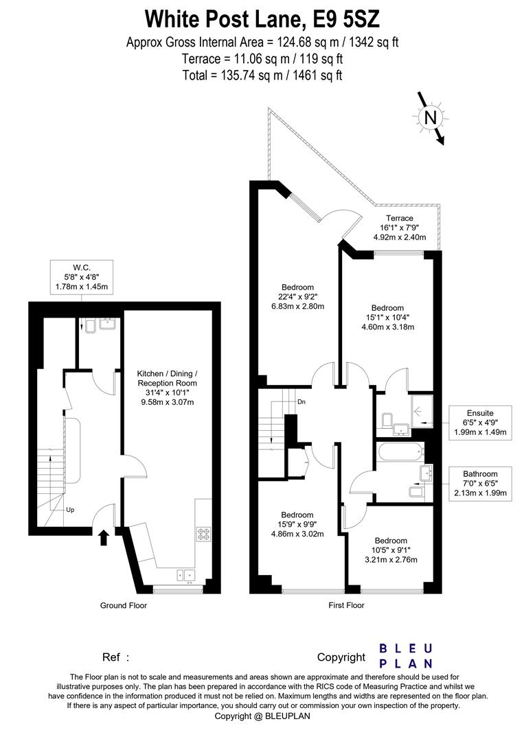 10, White Post Lane, London floorplan