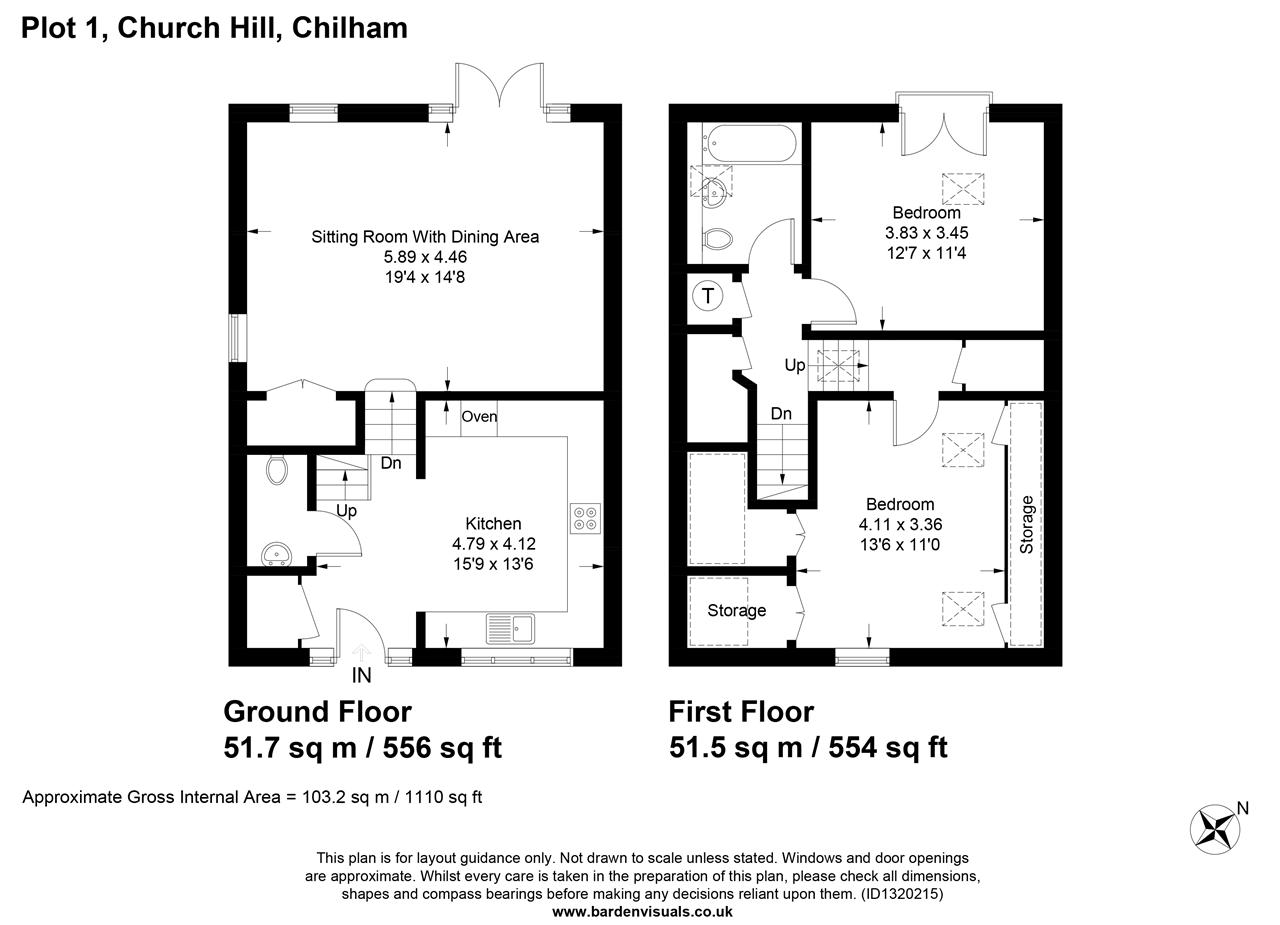 Plot 2,, Church Hill, Chilham floorplan