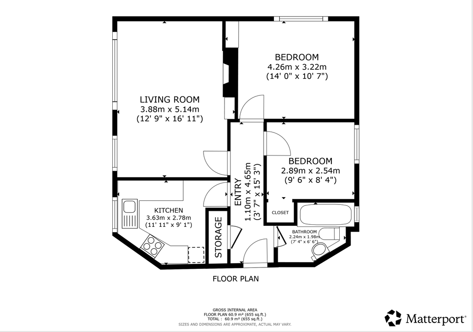 27d, Alexander Avenue, Glasgow floorplan
