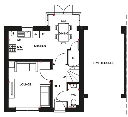 H8987180, Senliz Road, Alconbury, Huntingdon floorplan