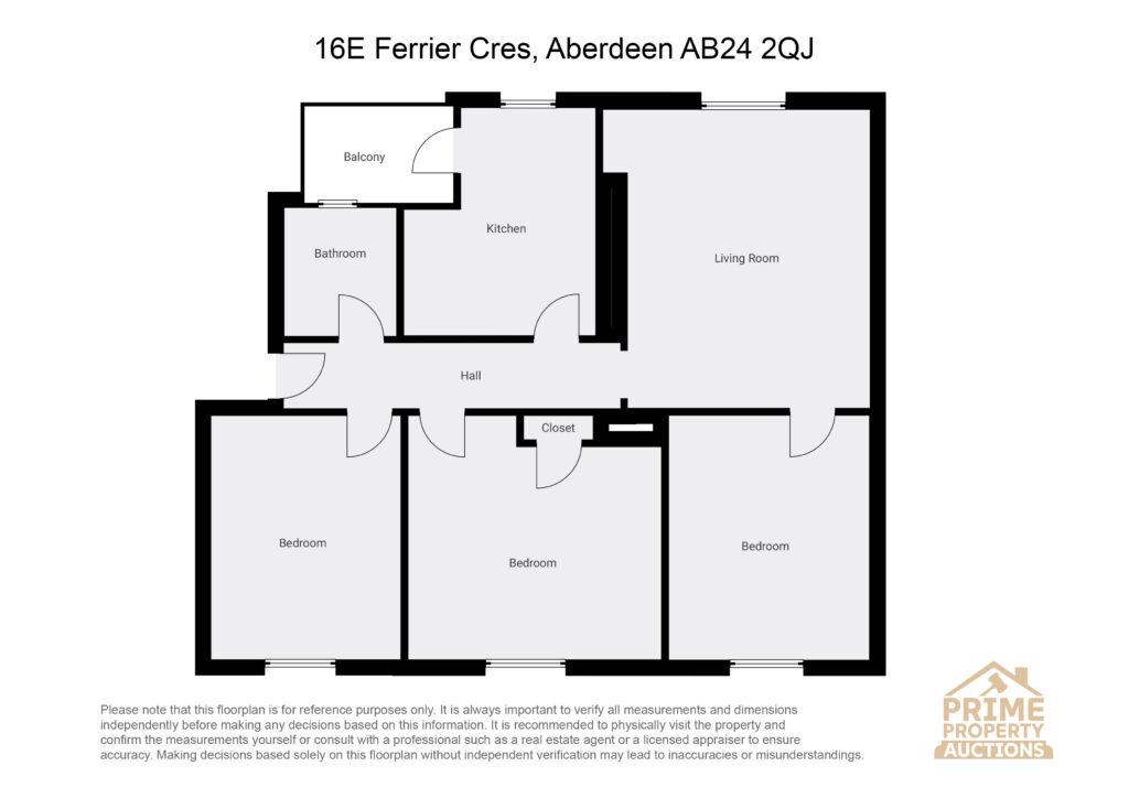 16E, Ferrier Crescent, Aberdeen floorplan