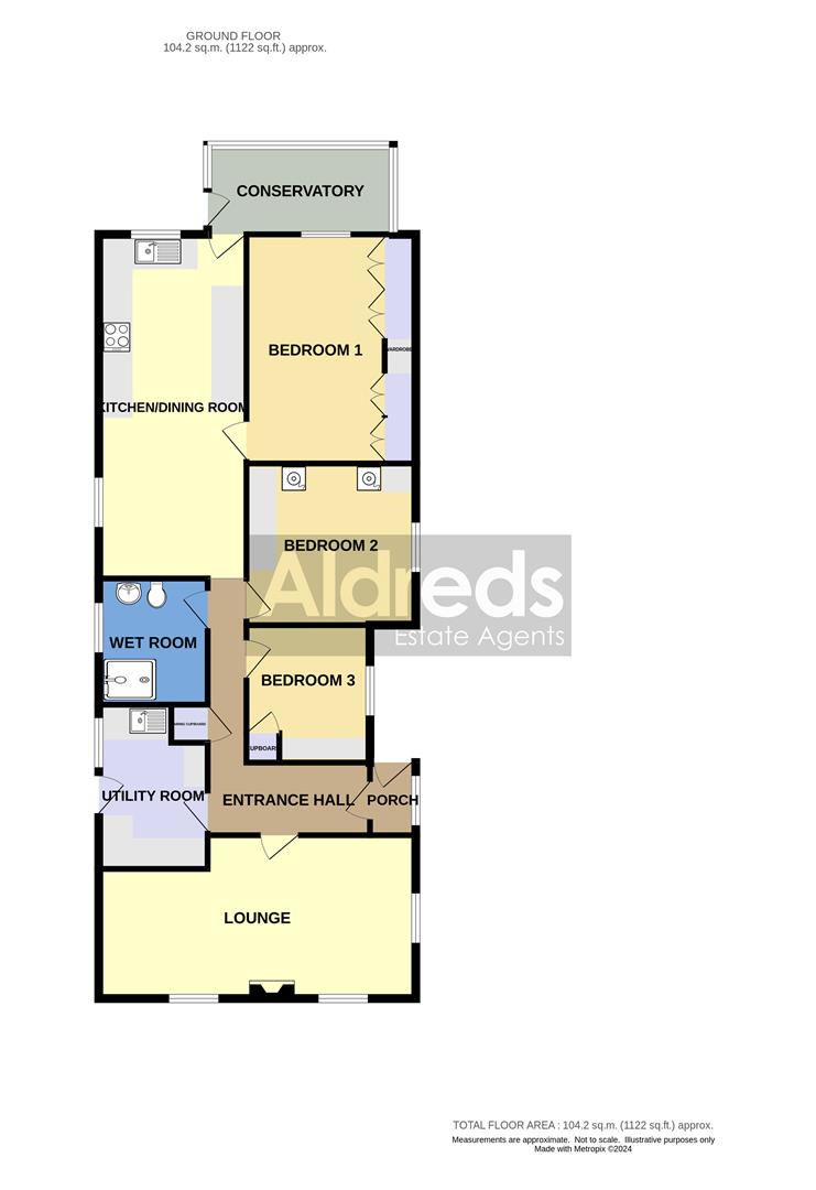 1, Ashwood Close, Great Yarmouth floorplan