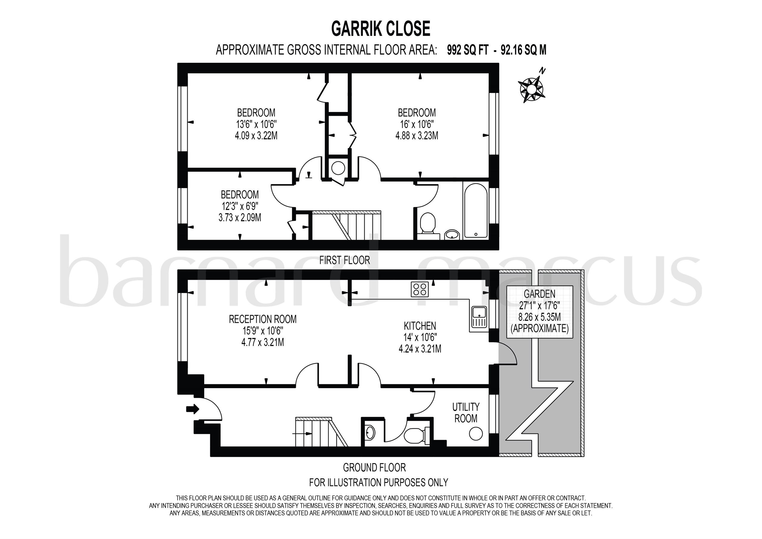 Garrick Close, London SW18, 3 bedroom terraced house for sale