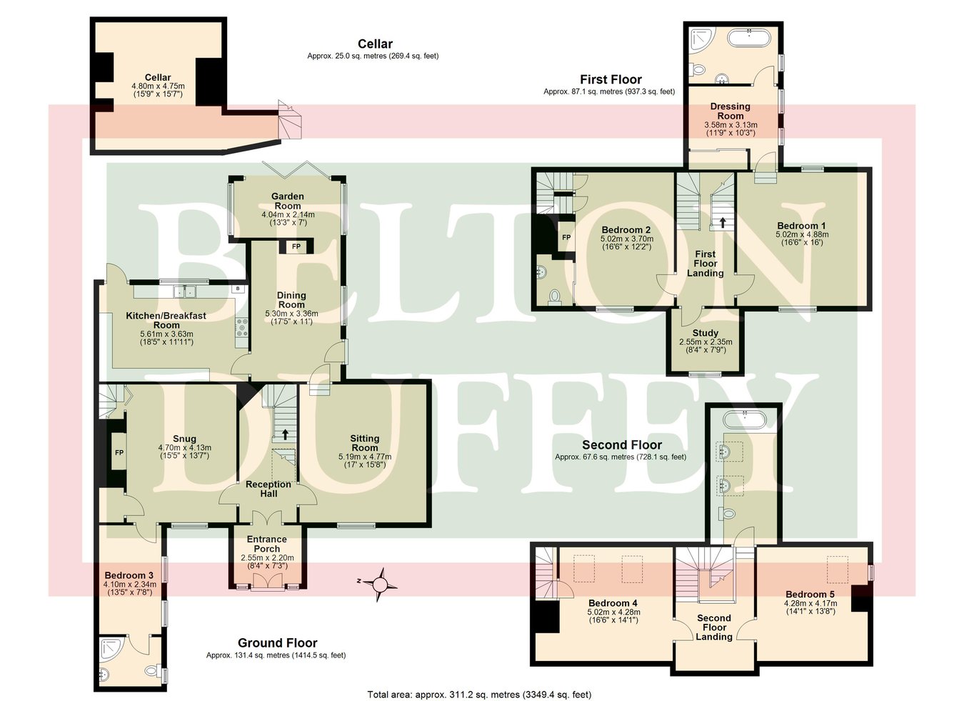 Star House, Oak Street, Fakenham floorplan