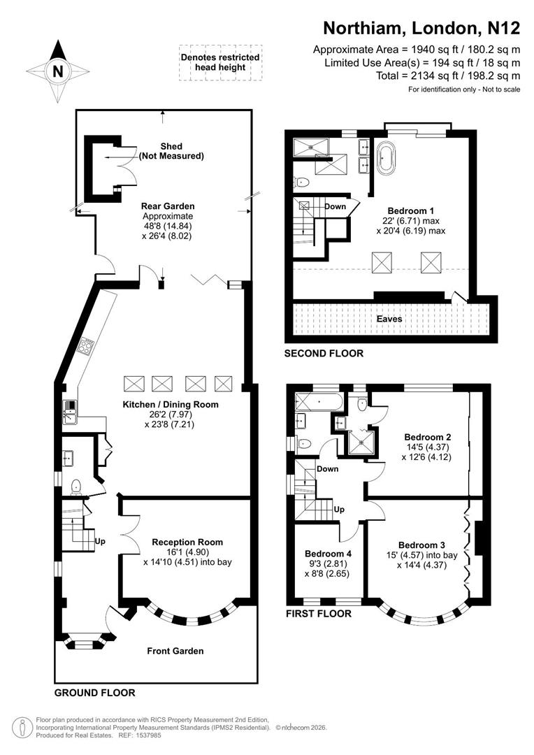 Northiam, Woodside Park floorplan