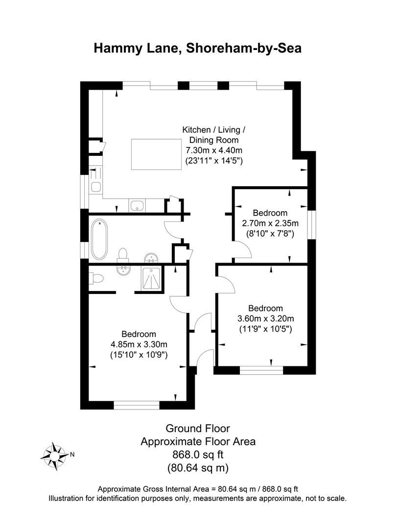 23, Hammy Lane, Shoreham-By-Sea floorplan