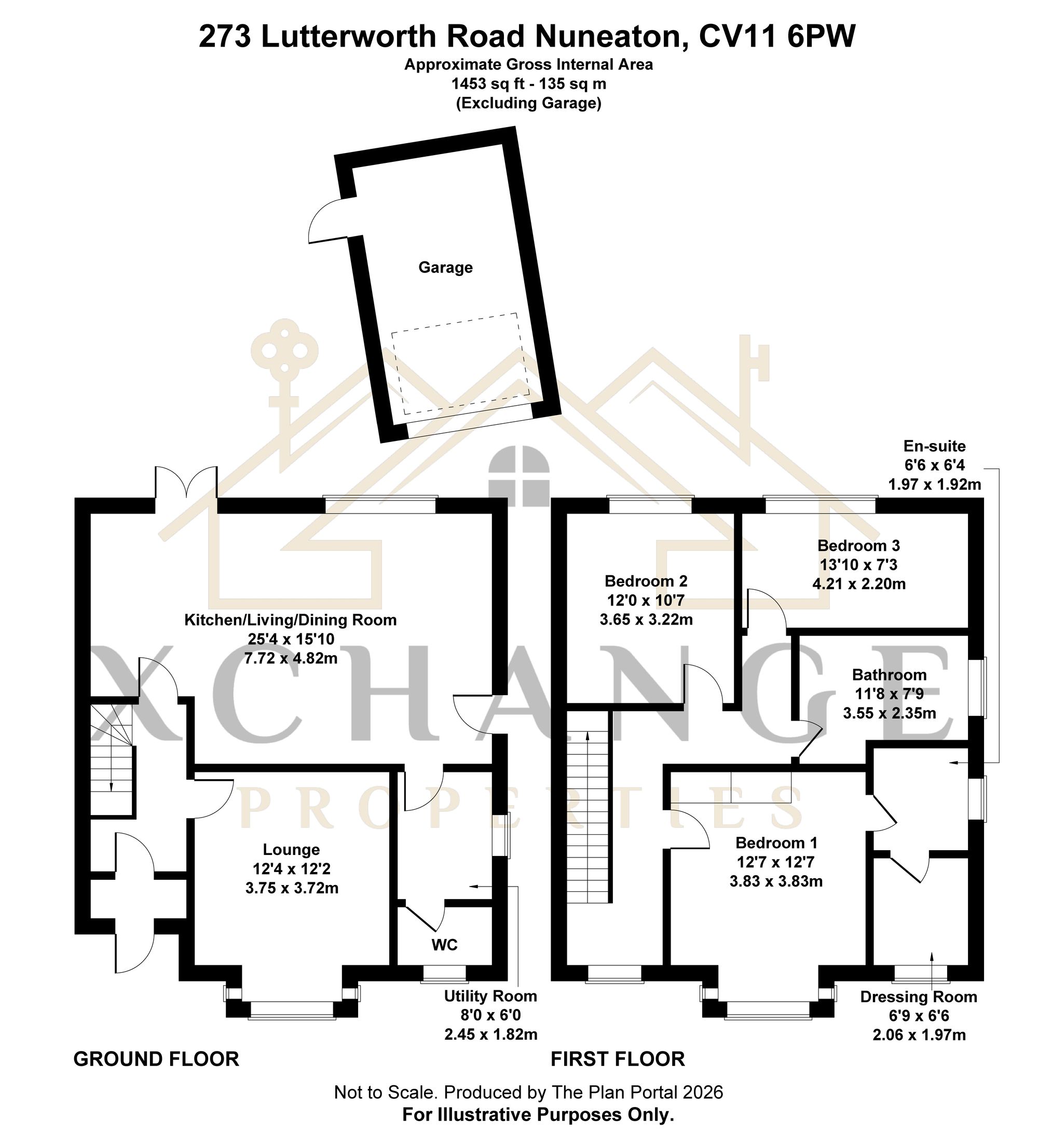 273, Lutterworth Road, Nuneaton, CV11 floorplan