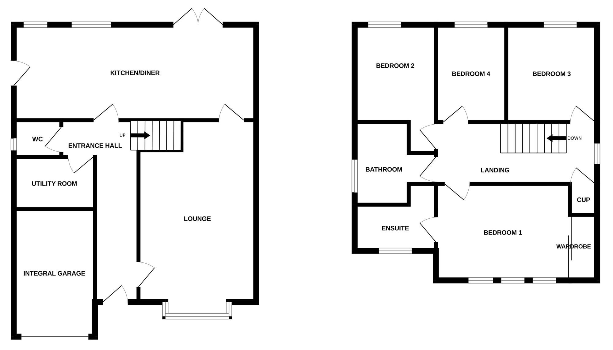 7, Orwell Way, Clacton on Sea floorplan