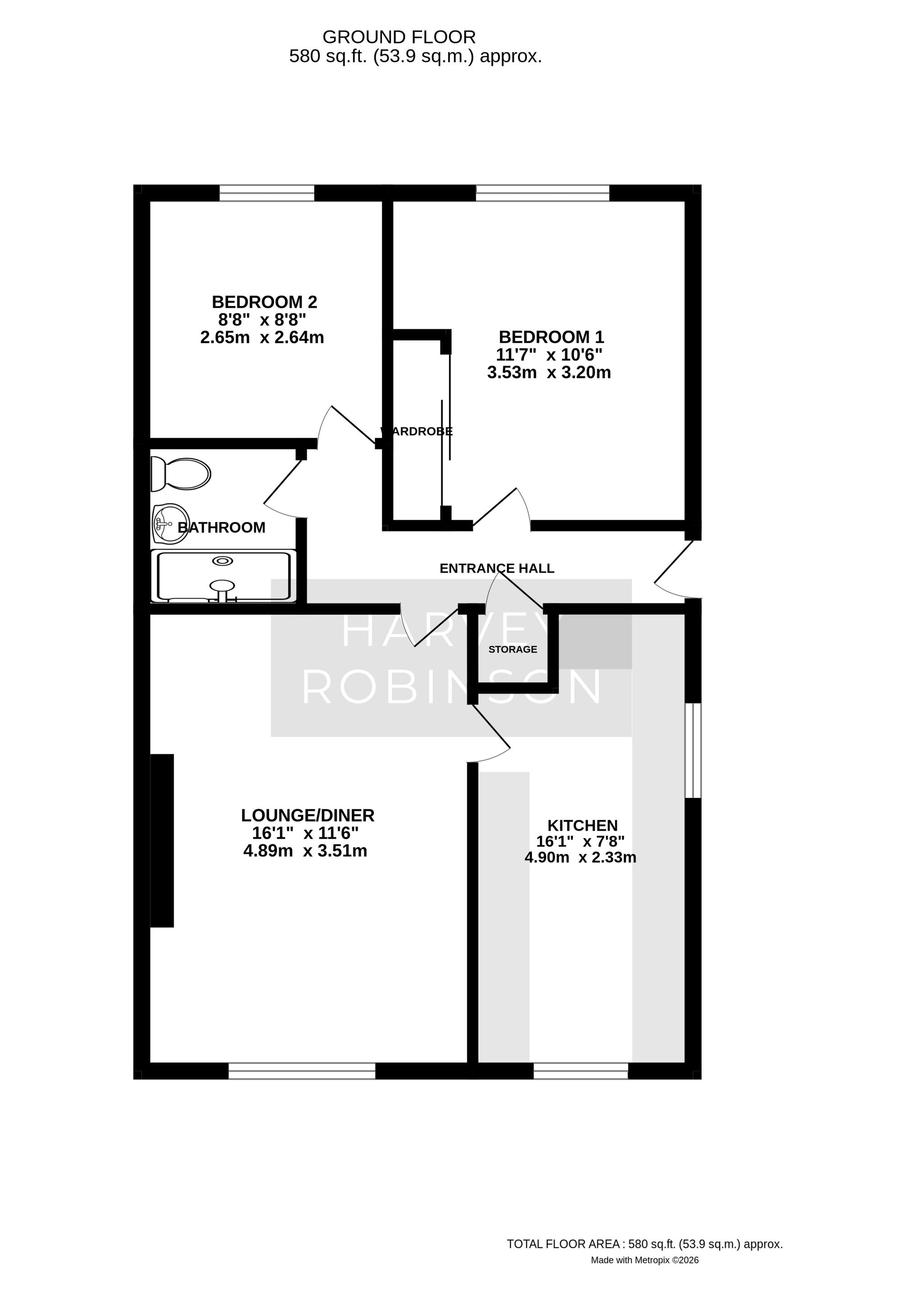 9 Reynolds Drive, St. Neots floorplan