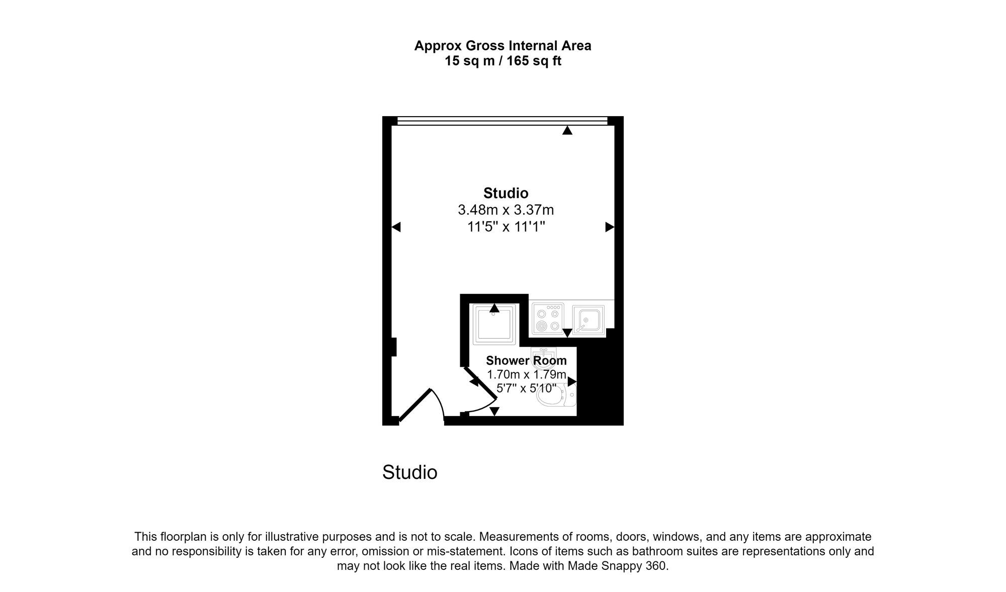 Apartment 17 Horizon House, Borough Road, Sunderland floorplan