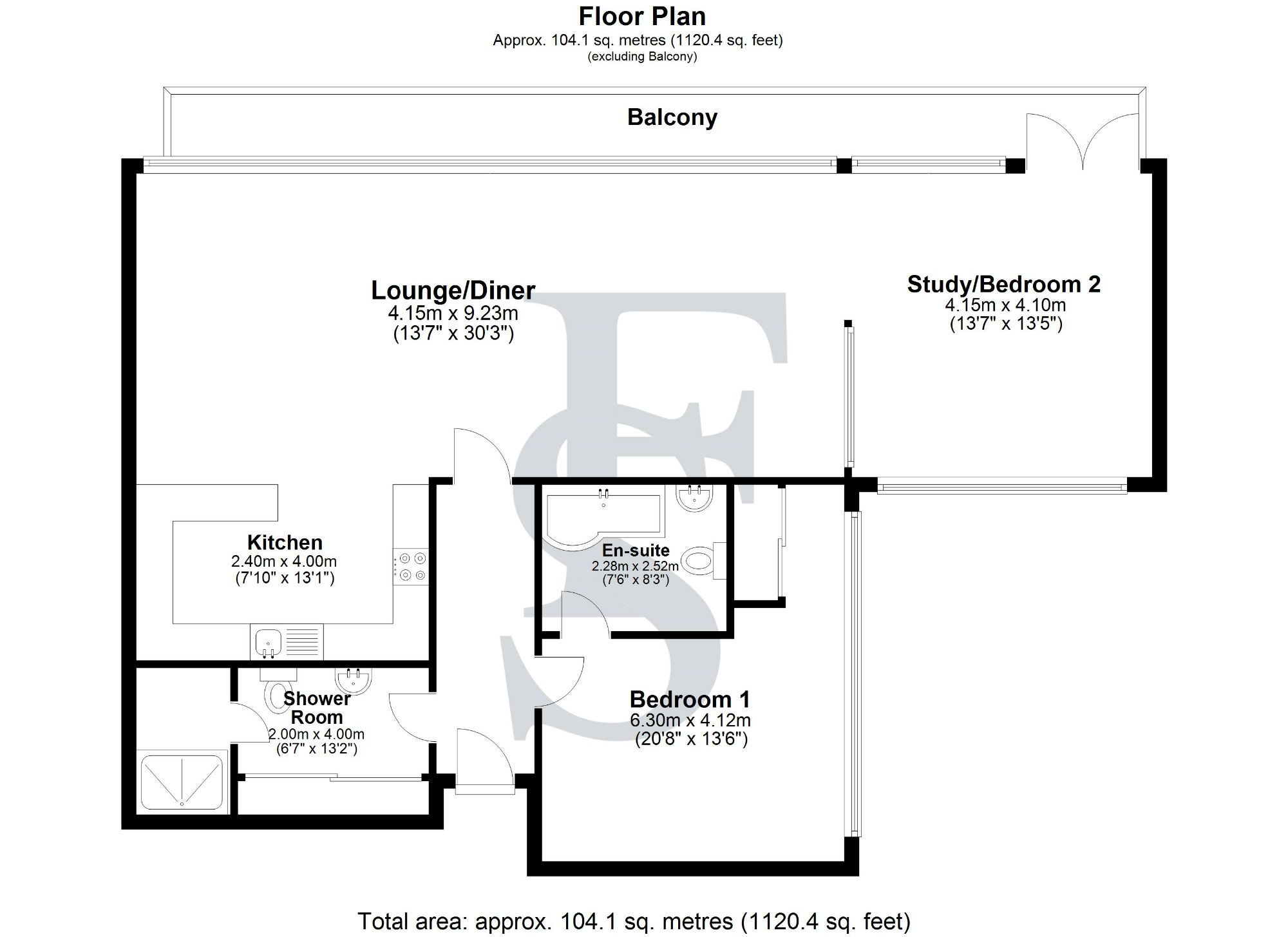 Flat 31, The Foister Building, Leicester floorplan