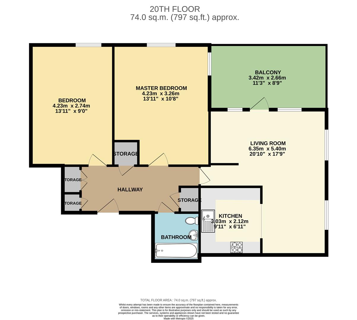 91 Rivers Apartments, Cannon Road, London floorplan