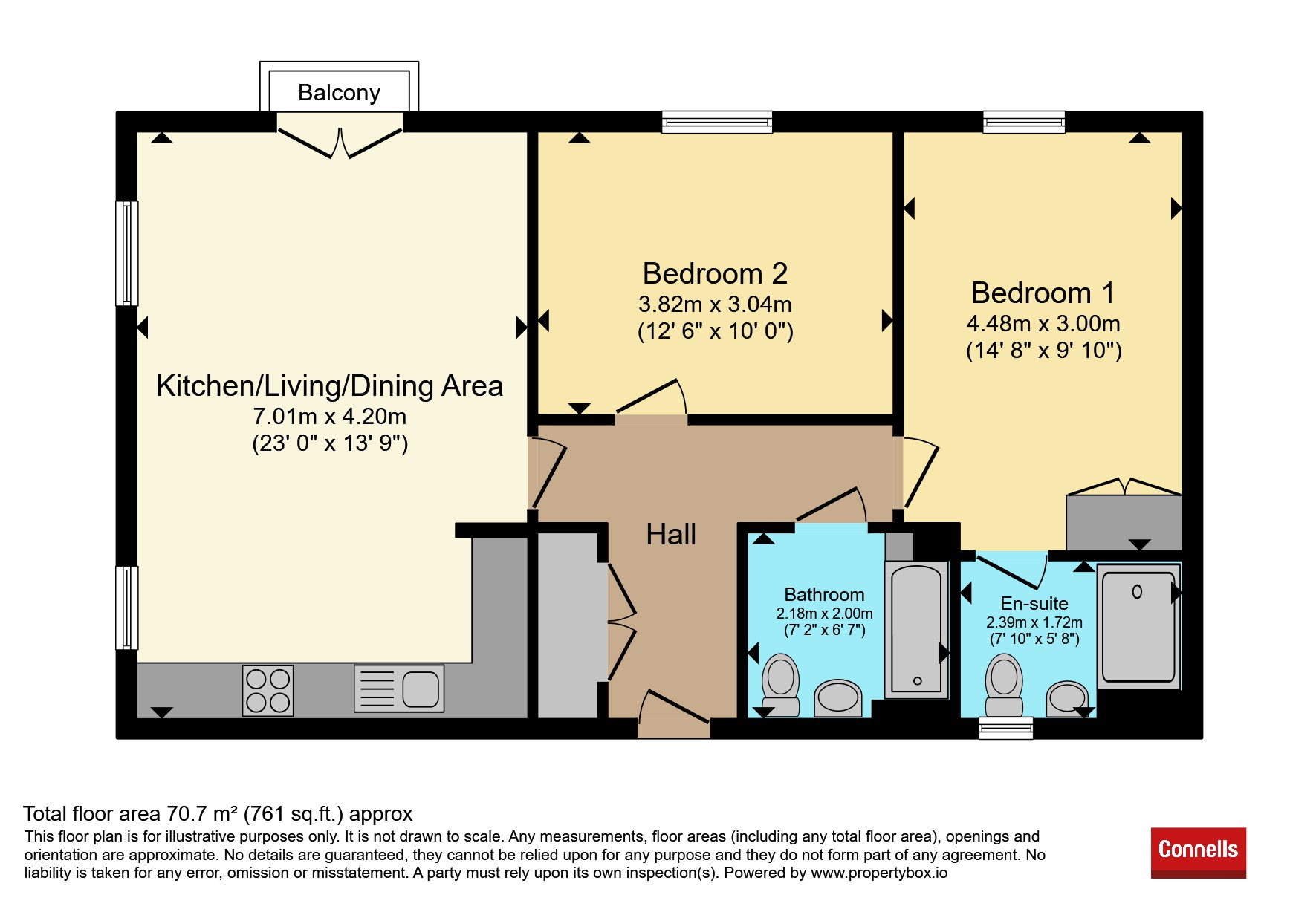 3, Iris House, Daffodil Crescent, Crawley floorplan