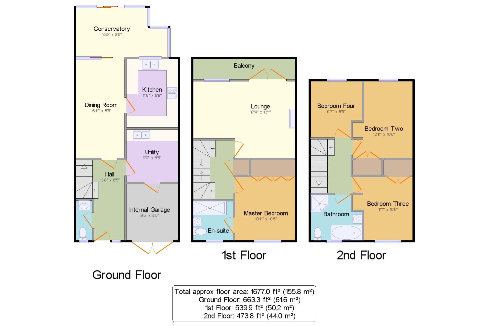 4 Bedrooms Terraced house for sale in Heathfield Close, Midhurst, West Sussex, . GU29