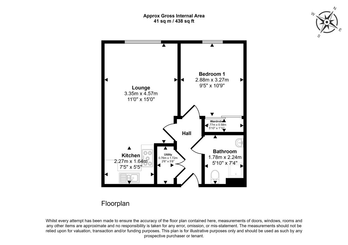 Apartment 10 Manchester Court, Federation Road, Stoke-On-Trent floorplan