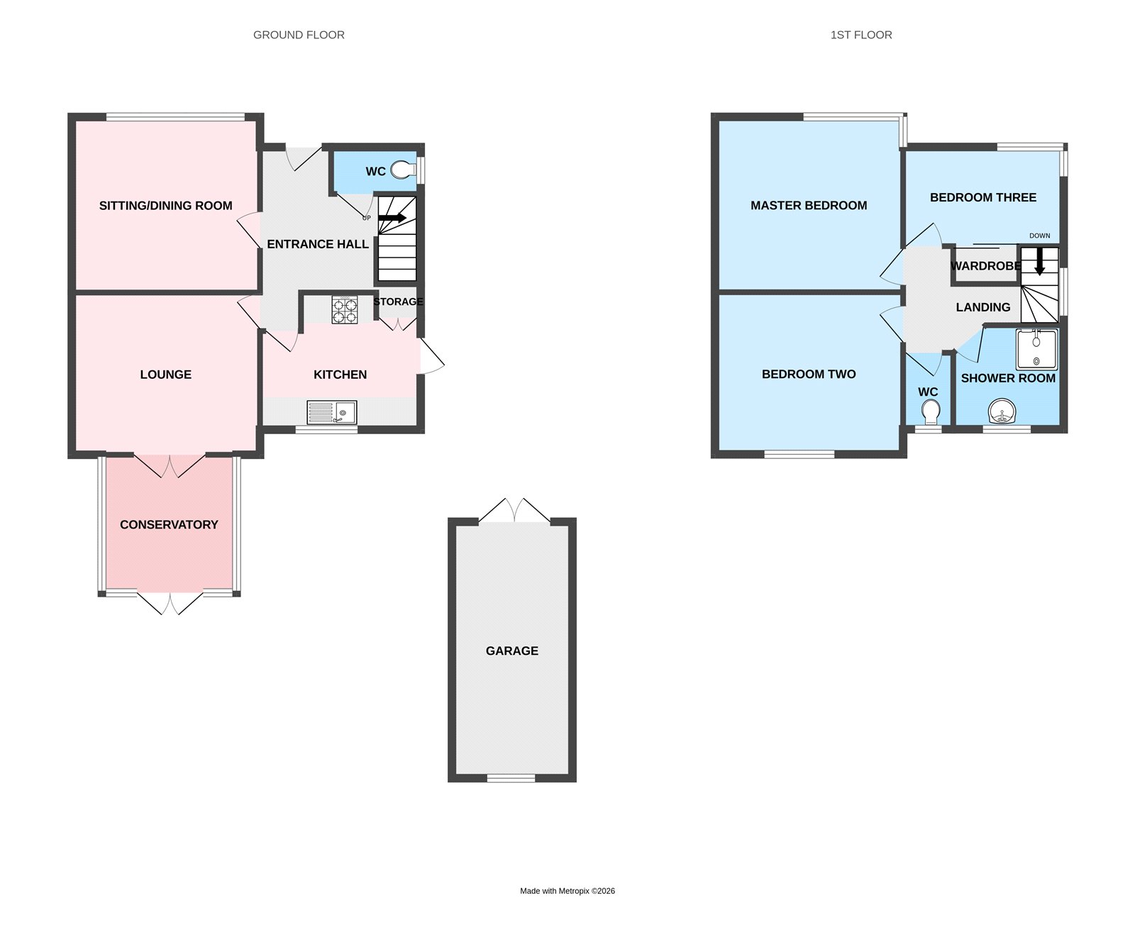 16, Conduit Lane, Shropshire floorplan