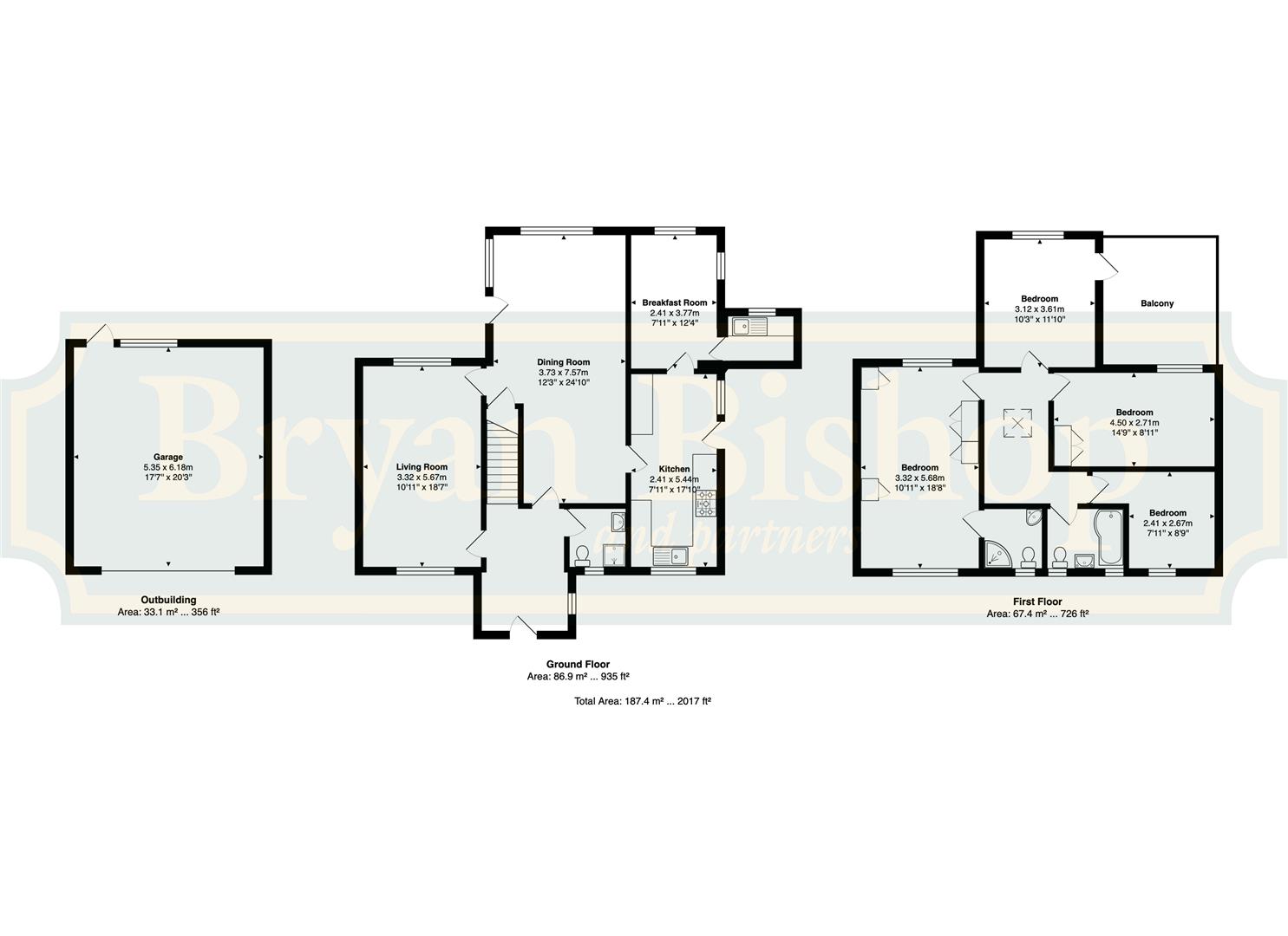 14, Carleton Rise, Welwyn floorplan
