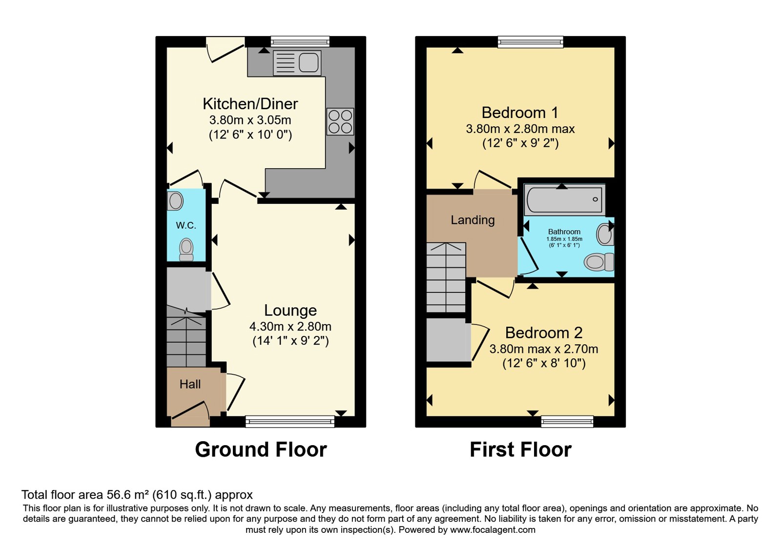 11, Gwarak Dherwen, Truro floorplan