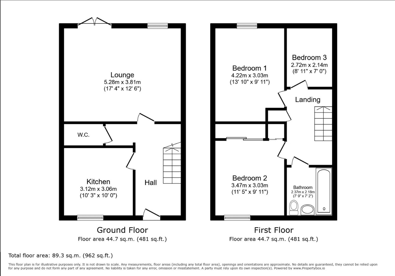 14, Meer Stones Road, Coventry floorplan