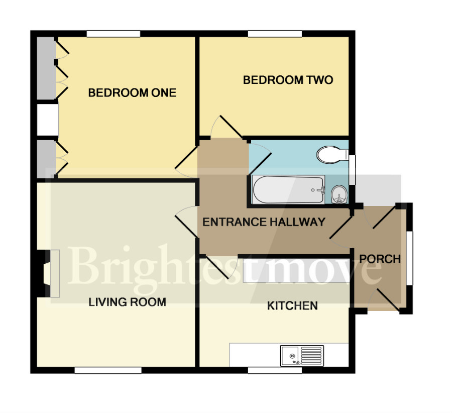 2 Bedrooms Semi-detached bungalow for sale in Broadlawn, Woolavington, Bridgwater TA7