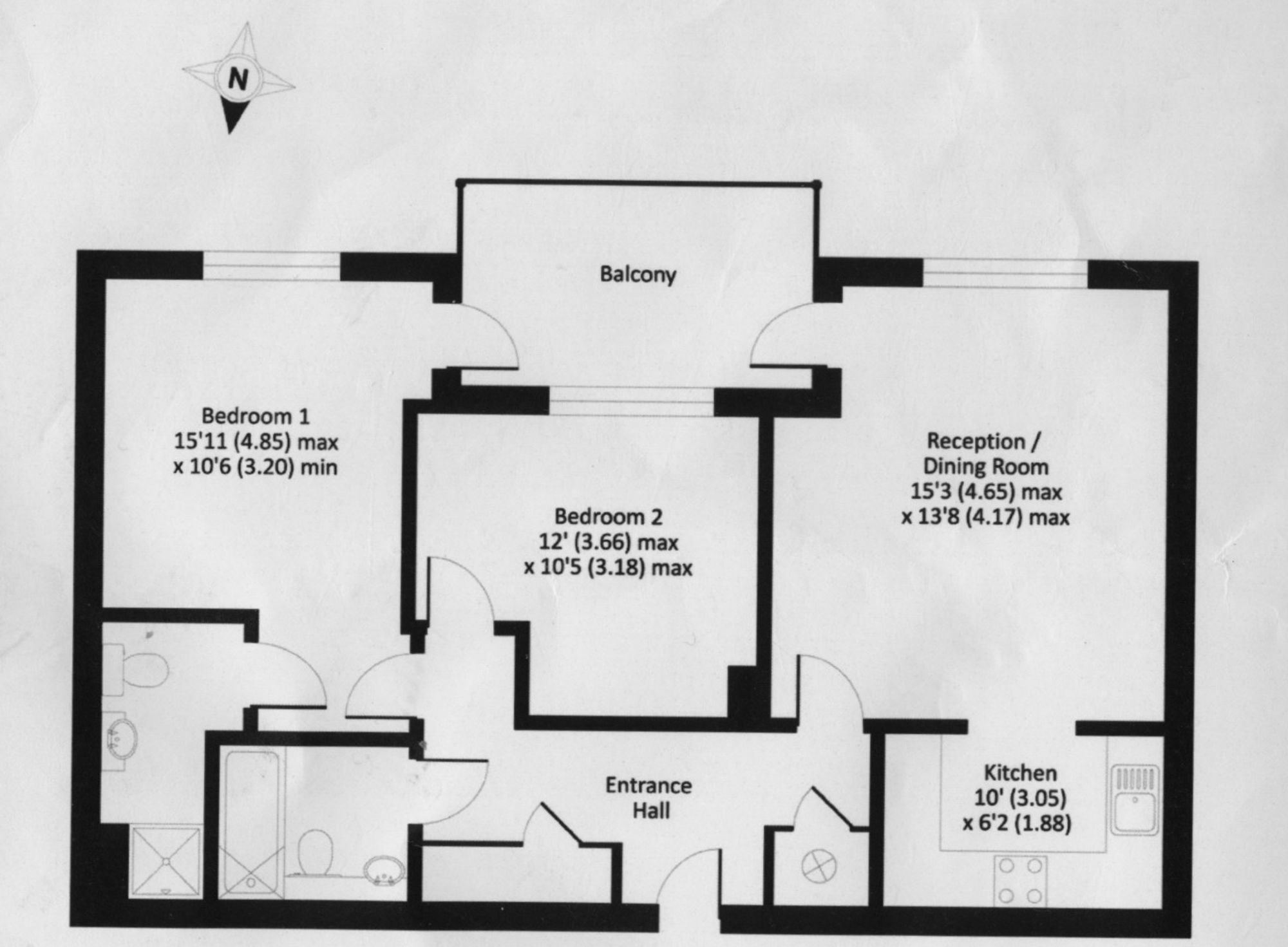 91 Penn Place Northway, Rickmansworth floorplan