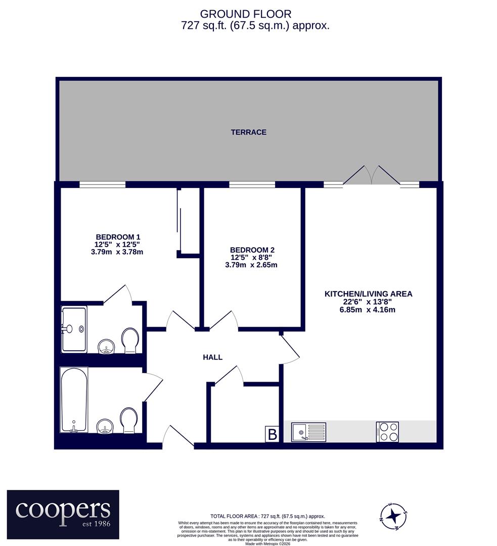 57 Clovelly Court, 6 Wintergreen Boulevard, West Drayton floorplan