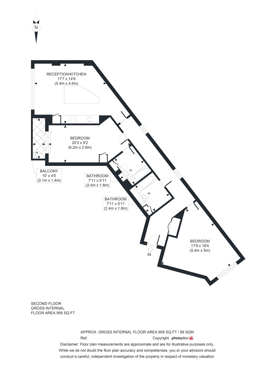 2 Bedrooms Flat for sale in Hoopers Yard, Kimberley Road, London NW6