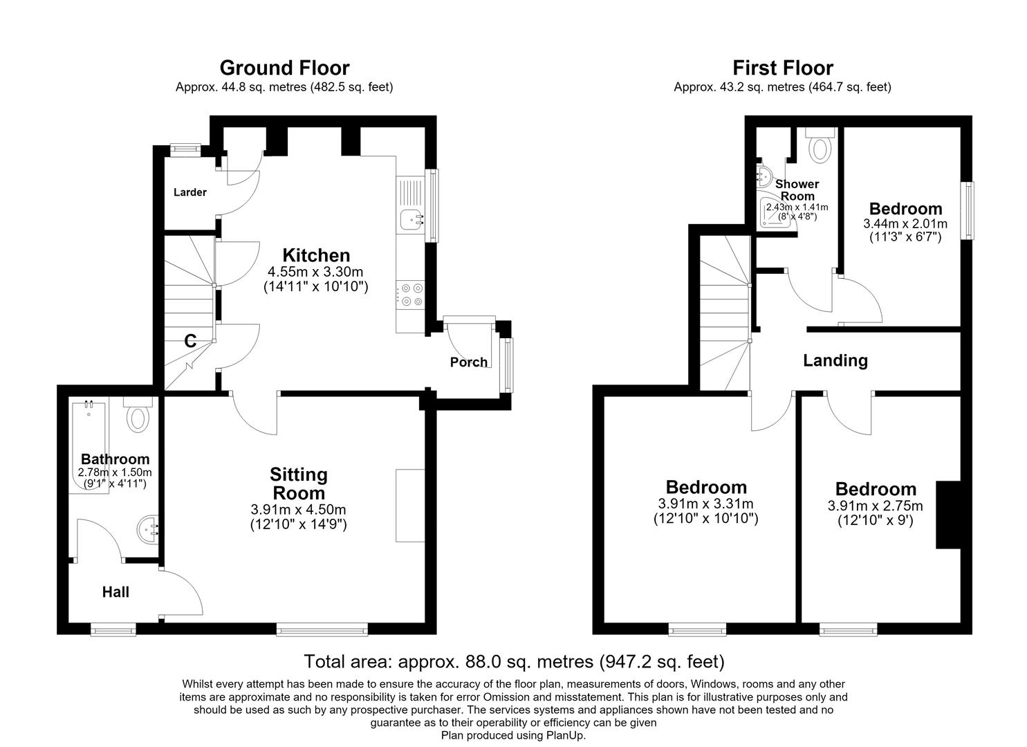 Chamberlaynes, Wareham floorplan
