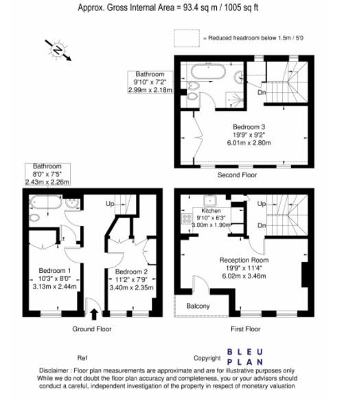 1, Rutland Mews, London floorplan