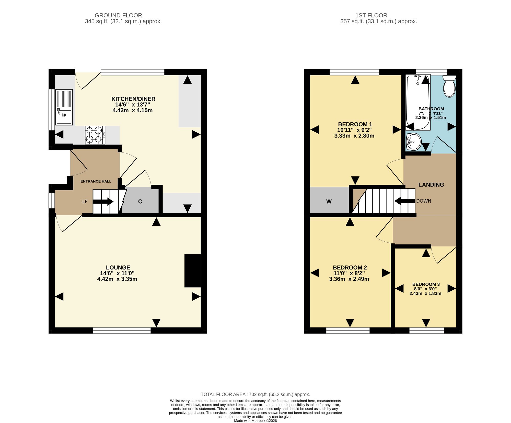 7 Forge Road, Sittingbourne floorplan