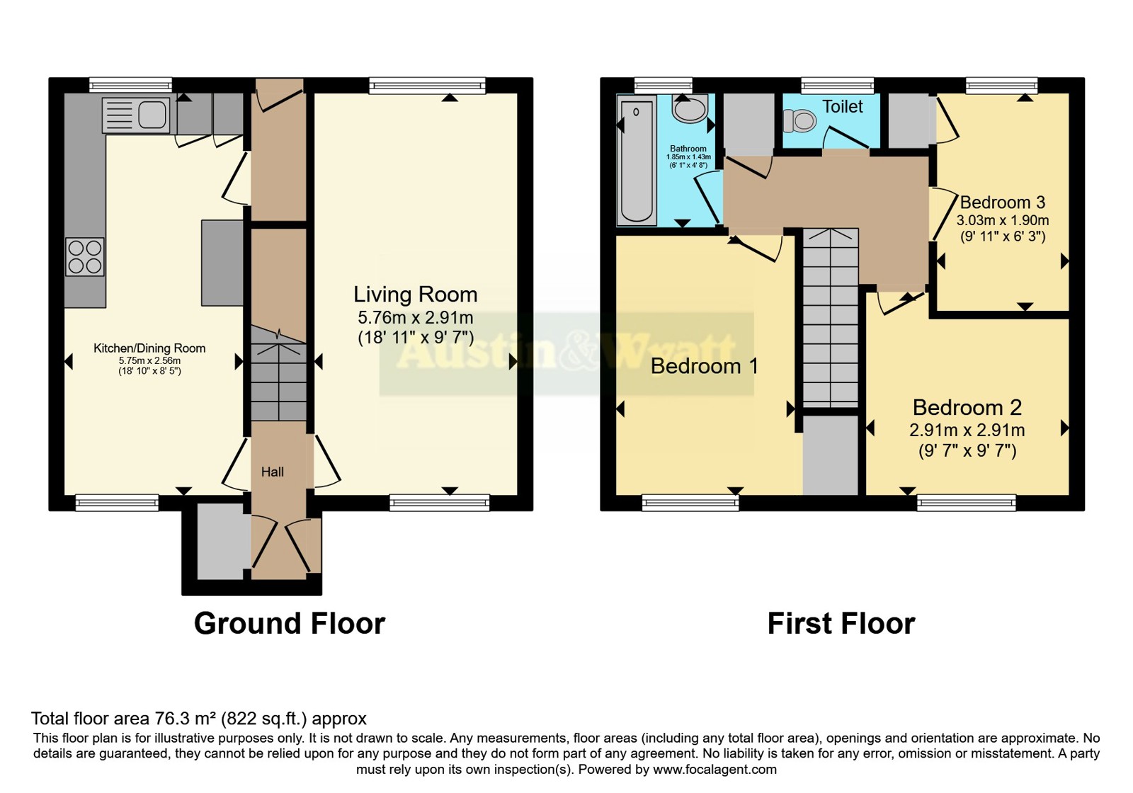 Leaside Way, Southampton, Hampshire, SO16 floorplan