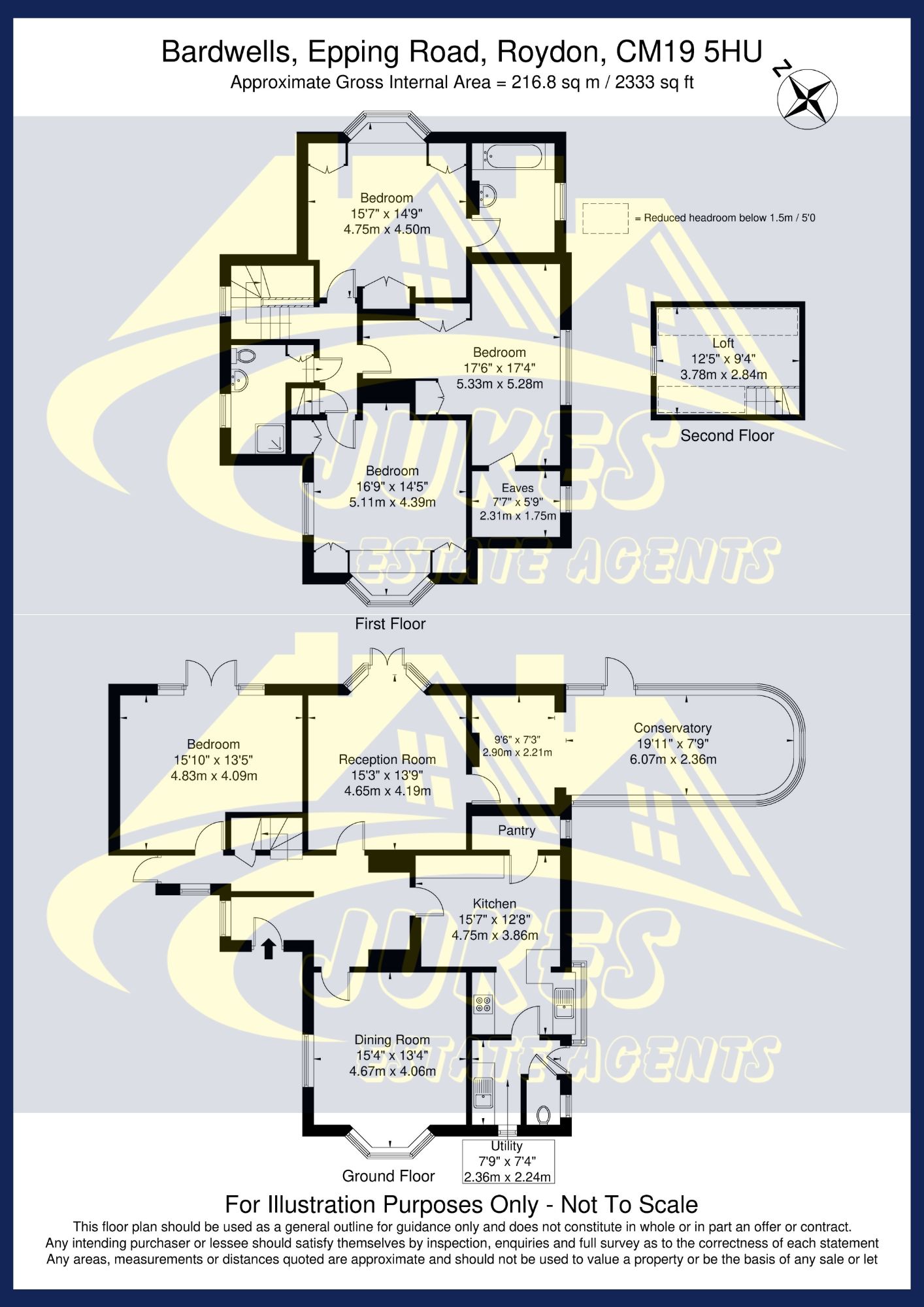 Bardwells, Epping Road, Harlow floorplan