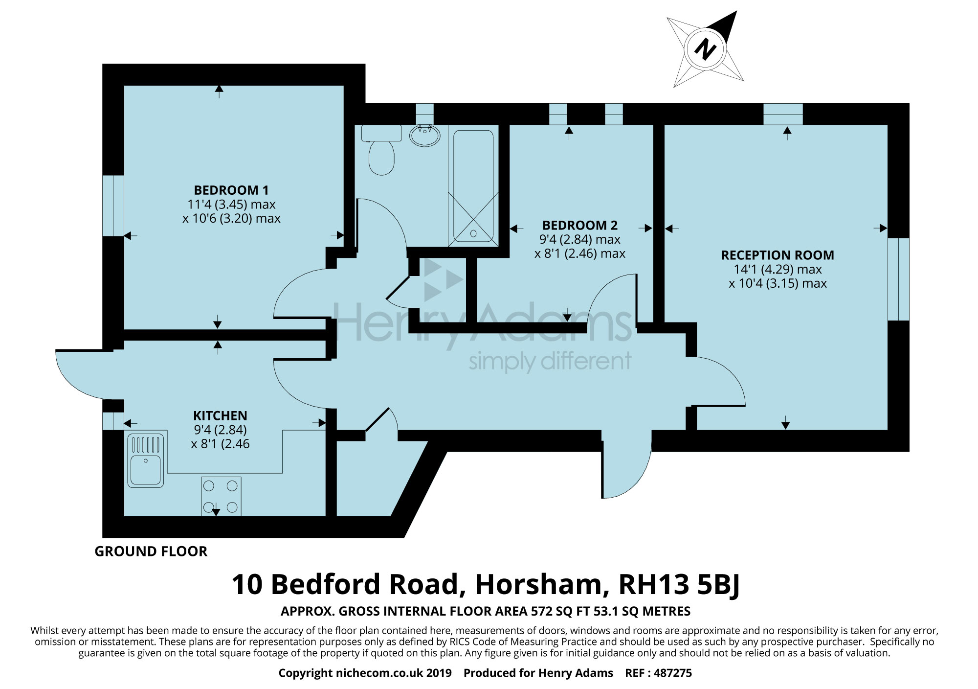 2 Bedrooms  for sale in Bedford Road, Horsham RH13