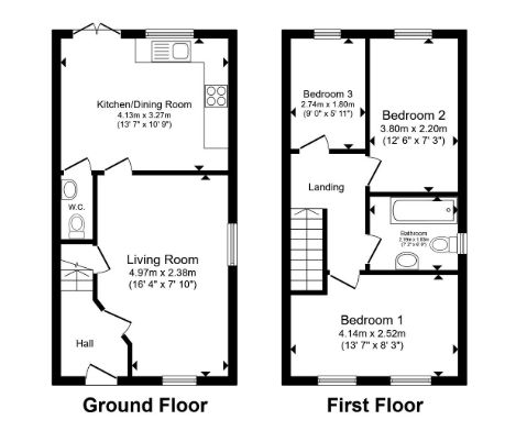 3, Bill Lane, Bilsthorpe floorplan