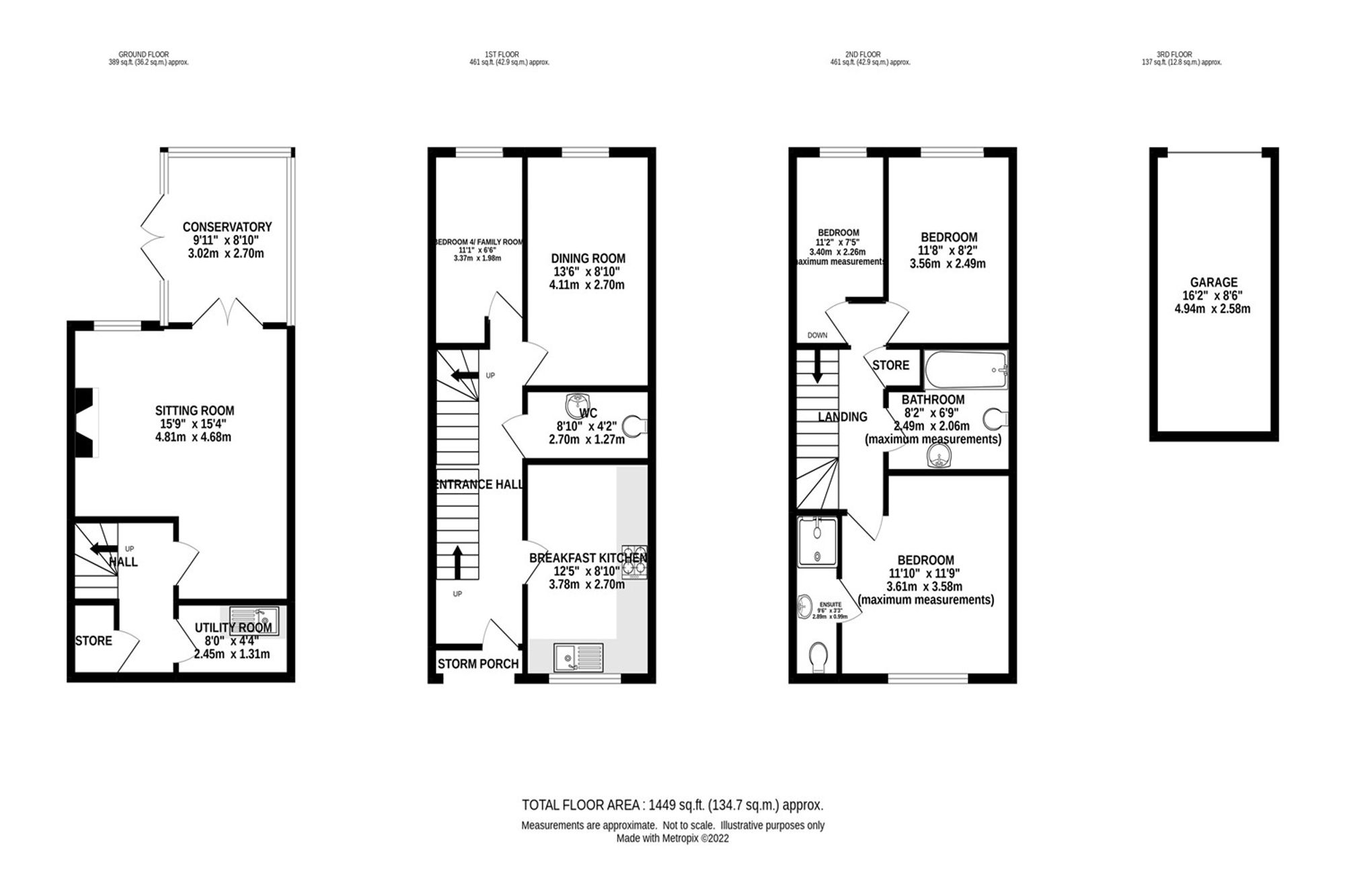 8 Cotton Close, High Peak floorplan