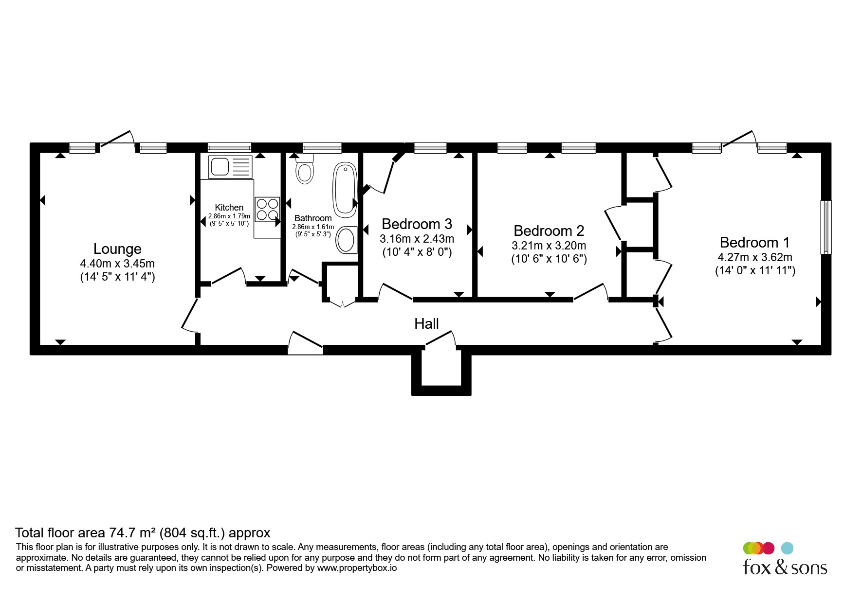 3, St Margarets, High Street, Brighton floorplan