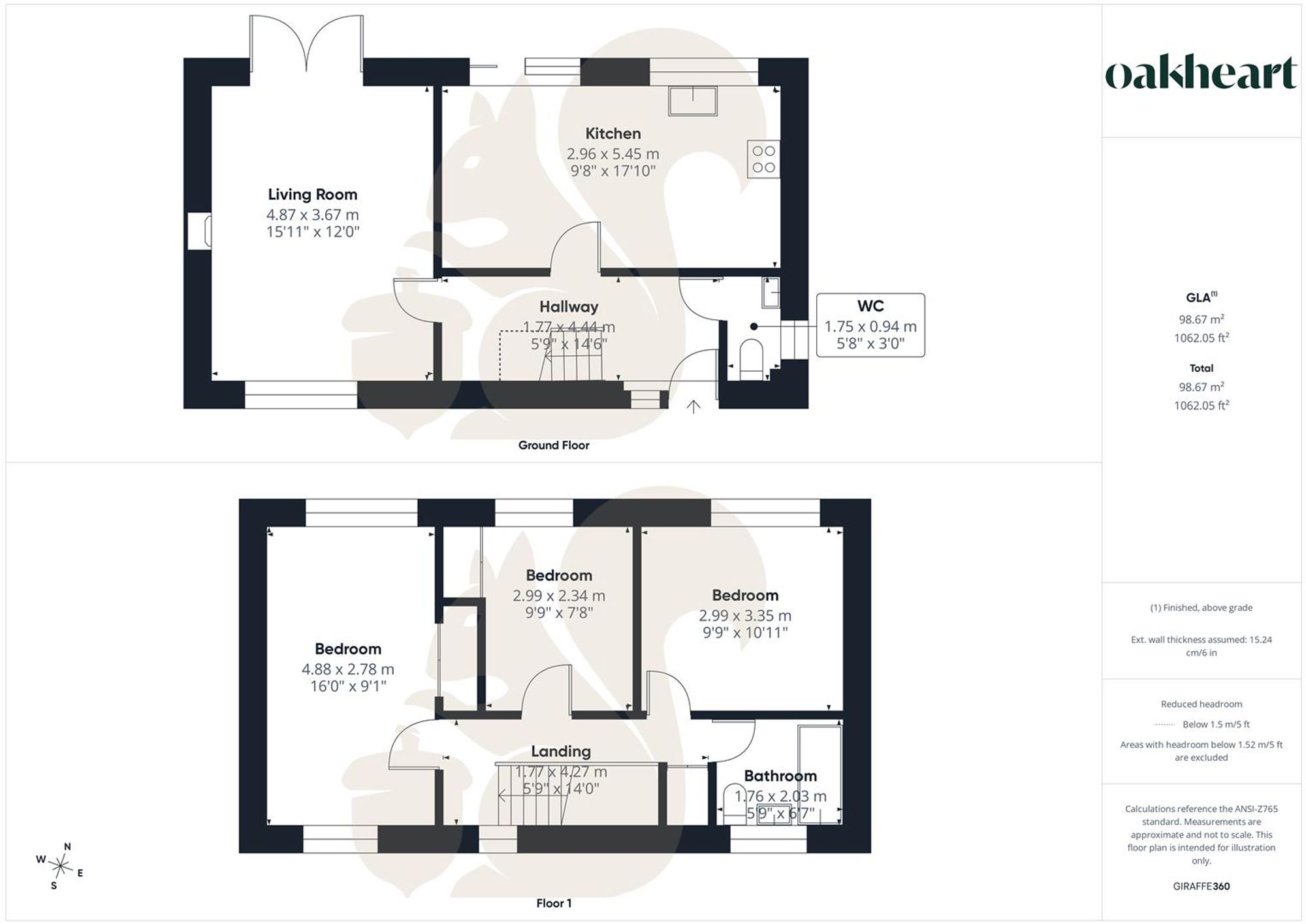 3 Gainsborough Close, Colchester floorplan