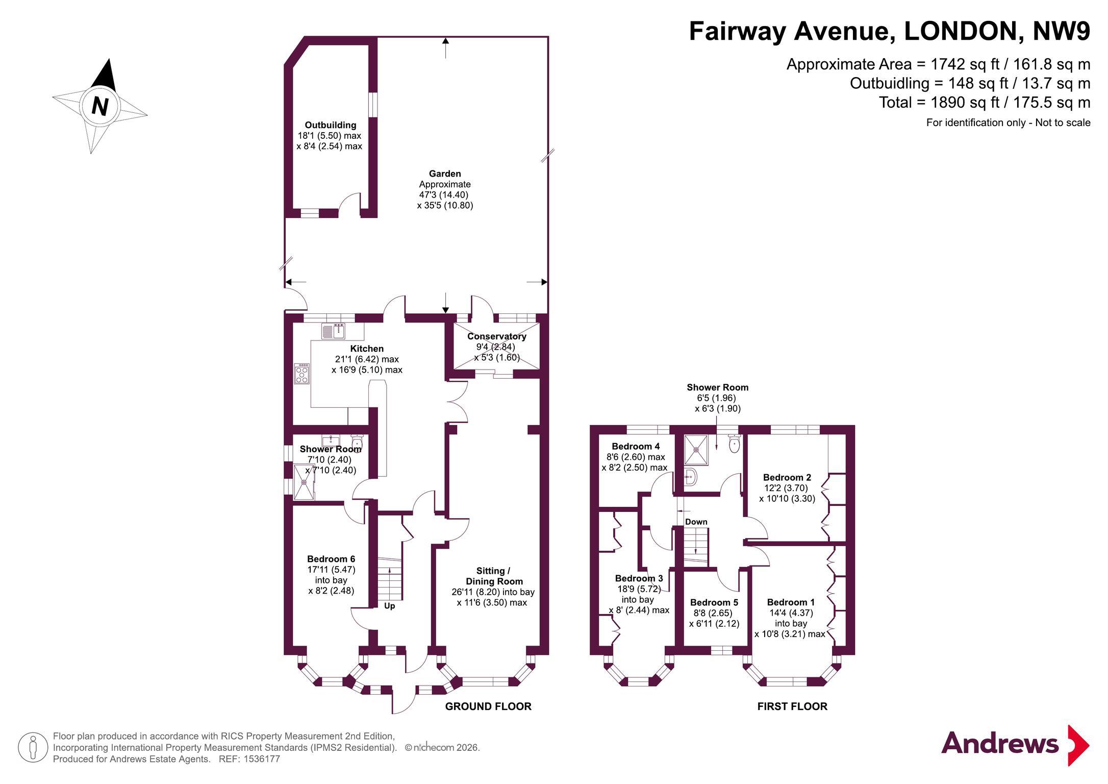 Fairway Avenue, LONDON floorplan