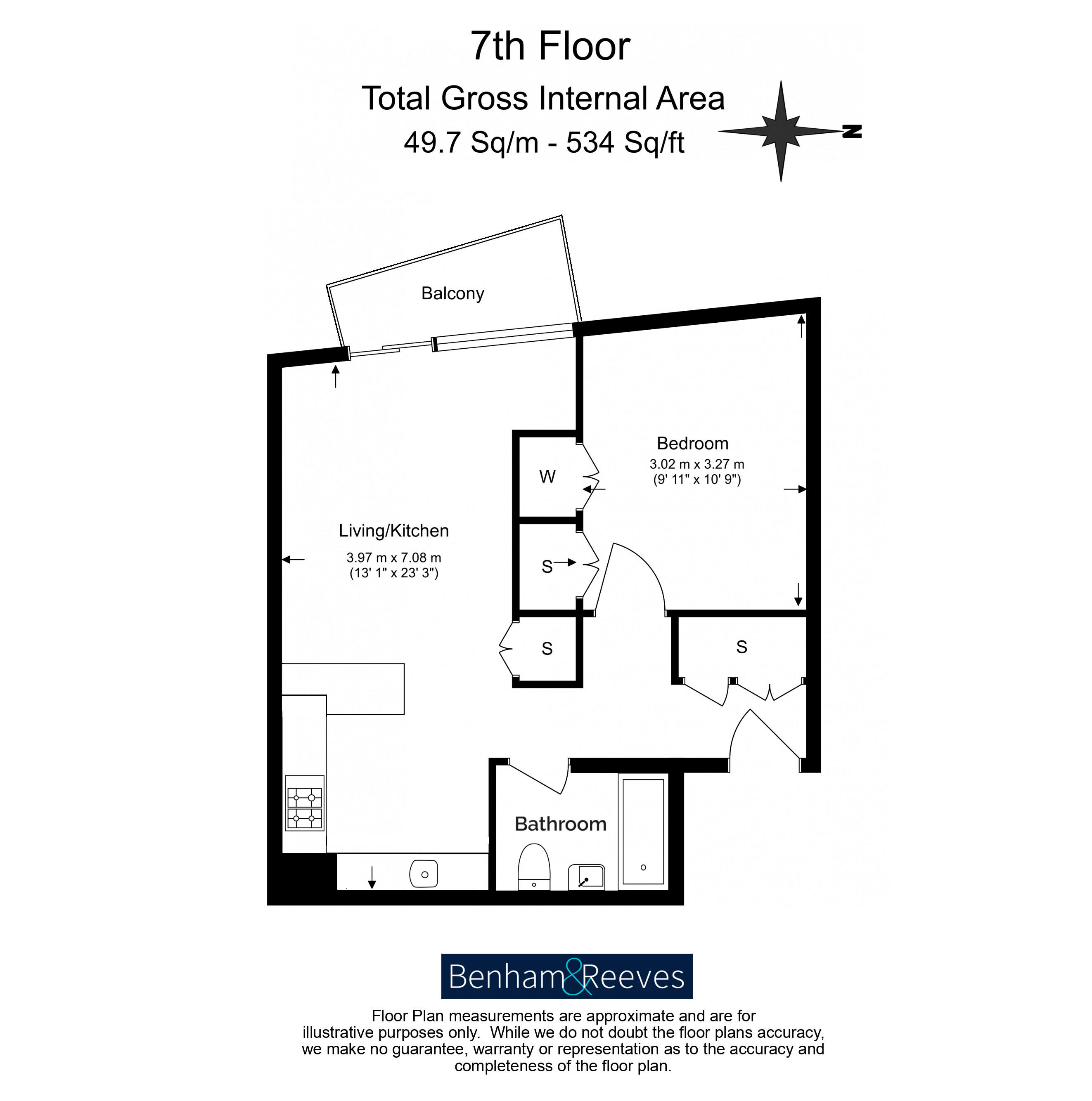 Canalside Walk, Paddington floorplan