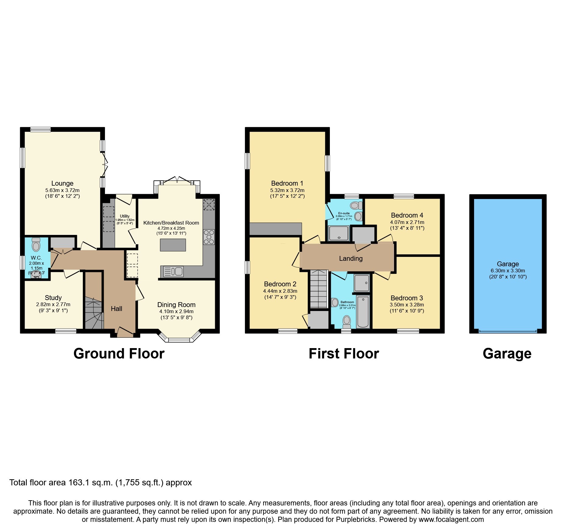 96, Galloway Road, Burton-on-Trent floorplan