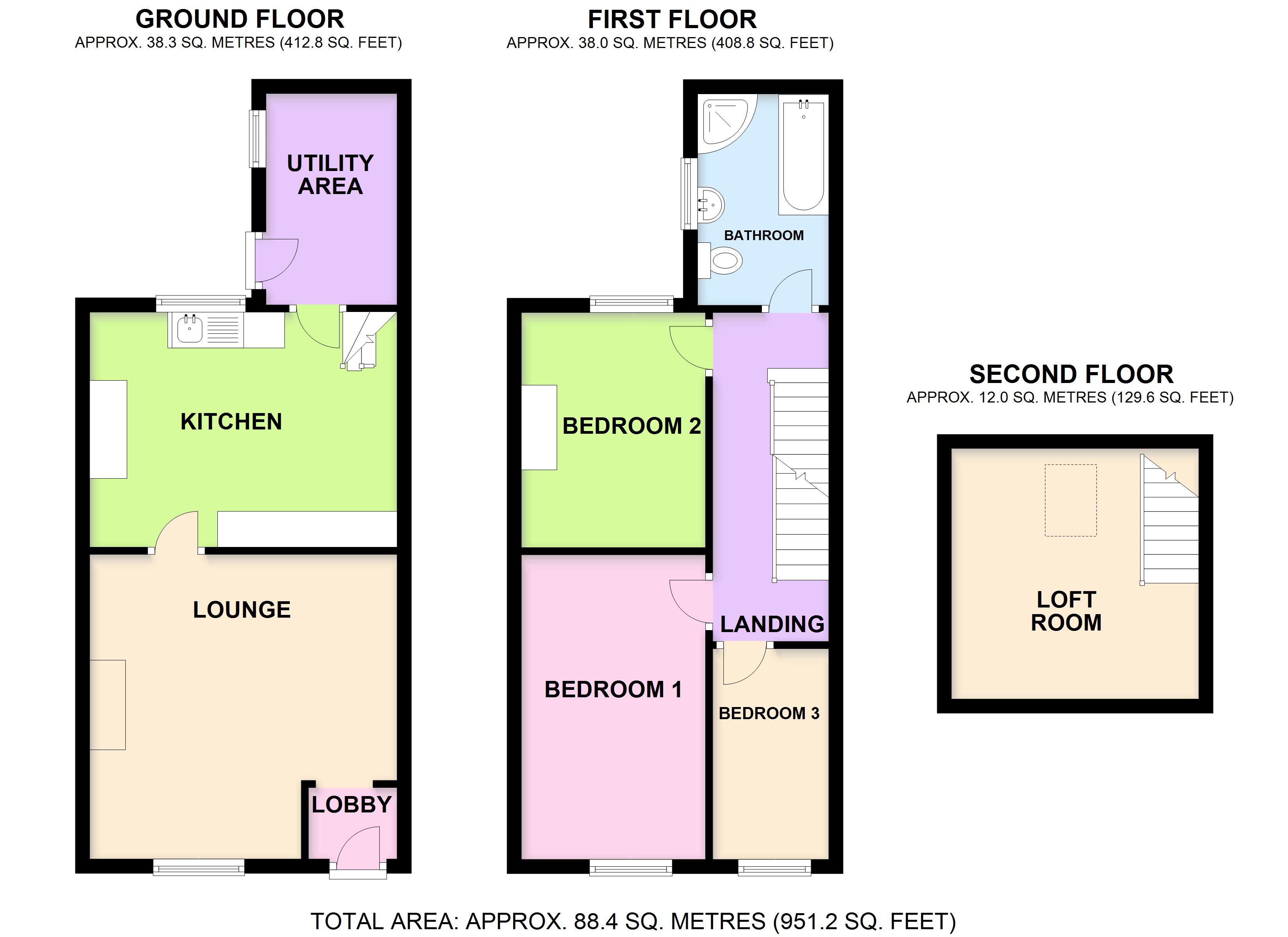 3 Bedrooms Terraced house for sale in Pilsworth Road, Heywood, Greater Manchester OL10