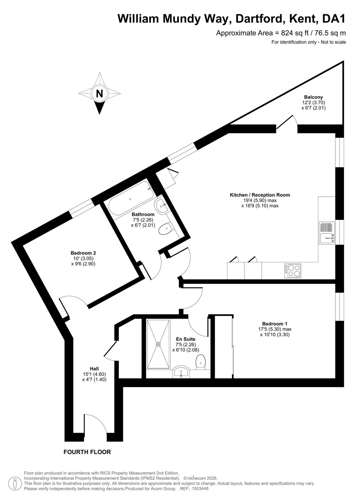 38, William Mundy Way, Kent floorplan