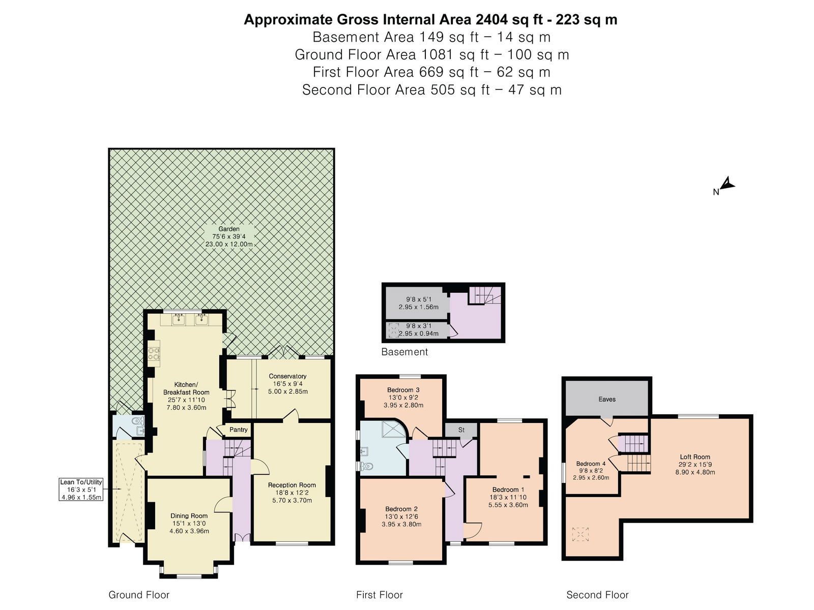 17, Dornton Road, South Croydon floorplan