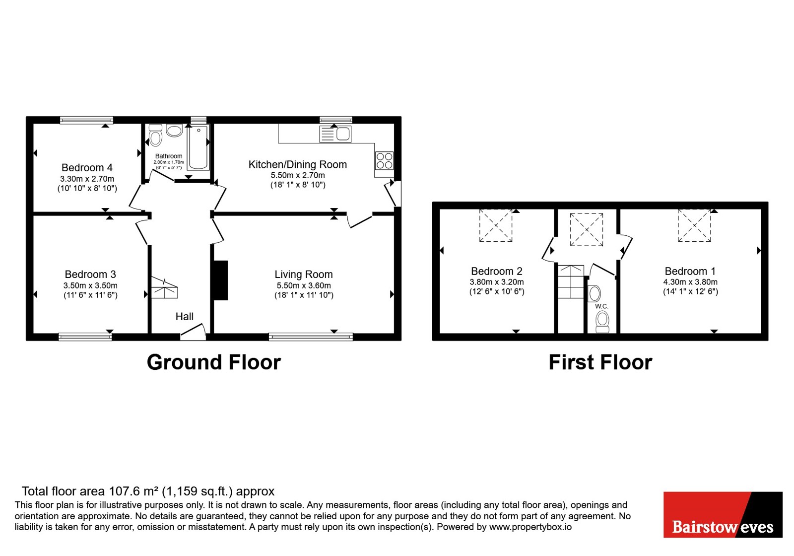 164, Sutton Passeys Crescent, Nottingham floorplan