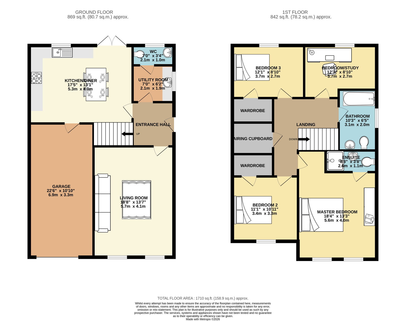 Holly House, Gull Road, Guyhirn floorplan