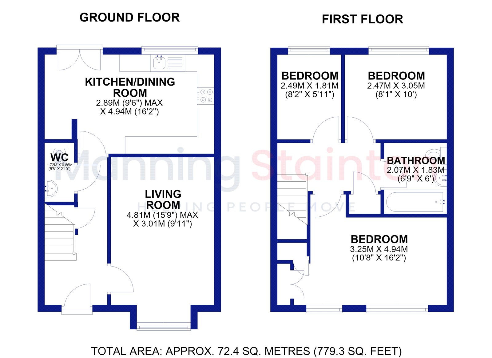 28, Parkview Place, Leeds floorplan